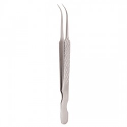 Diamond Print S-Type Eyelash Tweezer