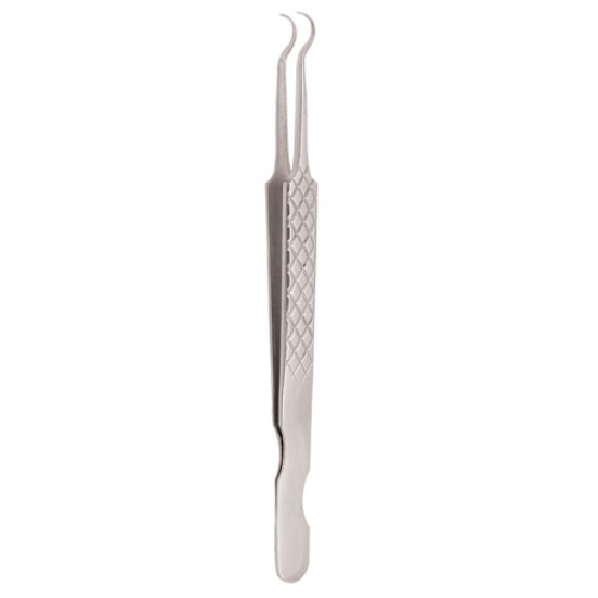 Diamond Print S-Type Eyelash Tweezer