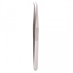 Serrated Handle Eyelash Tweezer