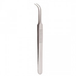 Serrated Handle Eyelash Tweezer