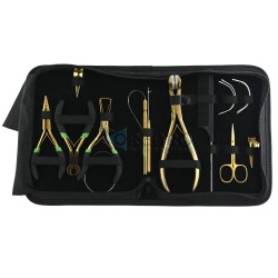 Hair Extension Tools Kit- Gold