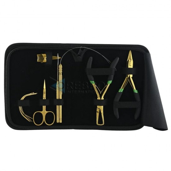 Hair Extension Tools Kit- Gold