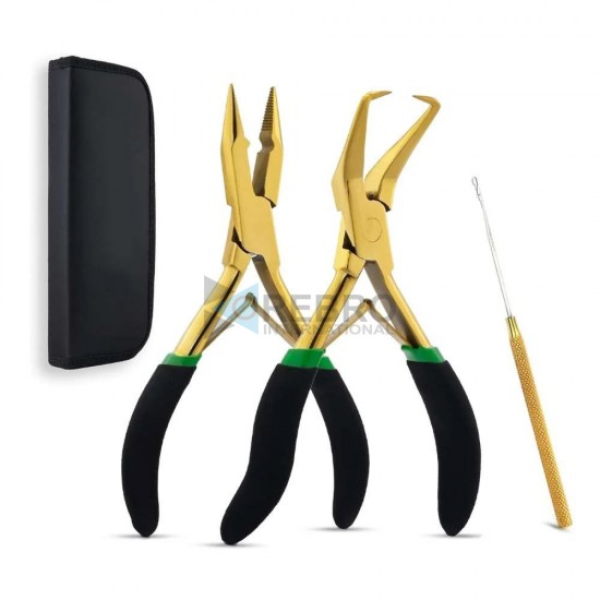 Hair Extension Tools Kit- Gold