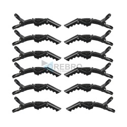 Black Alligator Hair Sectioning Clips