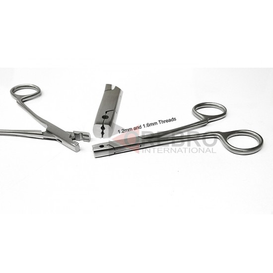 Bioplast Threading Forceps-1.2mm & 1.6mm Threads
