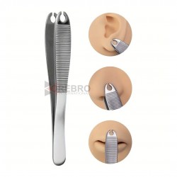 Piercing Tweezers (for Nose, Ear, and Navel)