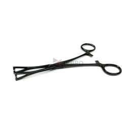 Pennington Forceps, Slotted - Black Oxide Coated