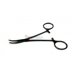 Hemostatic Forceps, Curved- Black Oxide Coated
