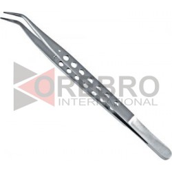 Beading Tweezer, Curved & Holes In Handles