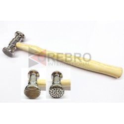 Texturing Hammer, Narrow Sharp Stripe/Dimples