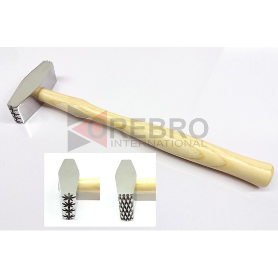 Texturing Hammer, Crosshatch (Diamond)/Stars