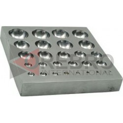 Flat Dapping Block With 28 Full Half-Spheres