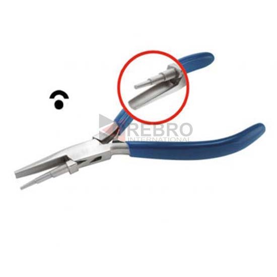 Wire Looping Pliers-Concave Lower Jaw