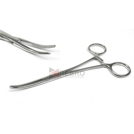 Hemostatic Forceps, Curved