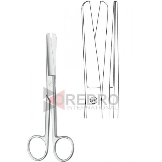 Dressing Scissors Blunt / Blunt, Straight
