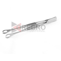 Mini Forester(Sponge) Tweezer Slotted  with Easy Lock