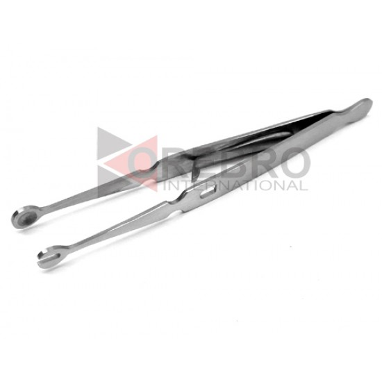 Labret Stem Holding Tweezers With Lock