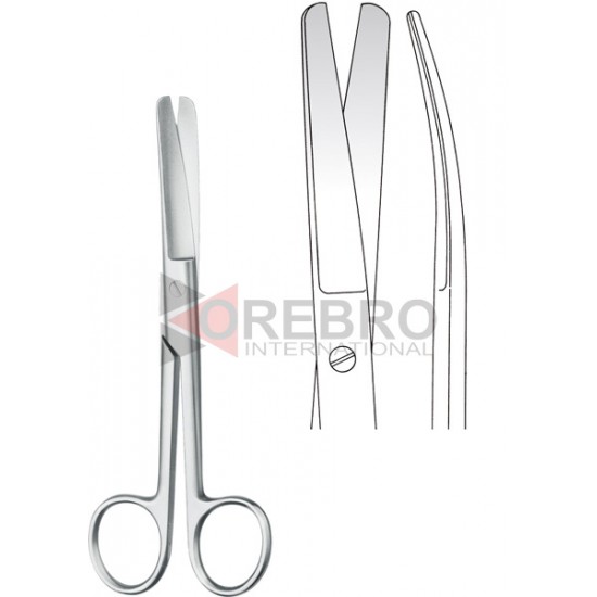 Dressing Scissors, Blunt/ Blunt, Curved
