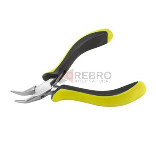 Ergonomic Bent Chain Nose Pliers